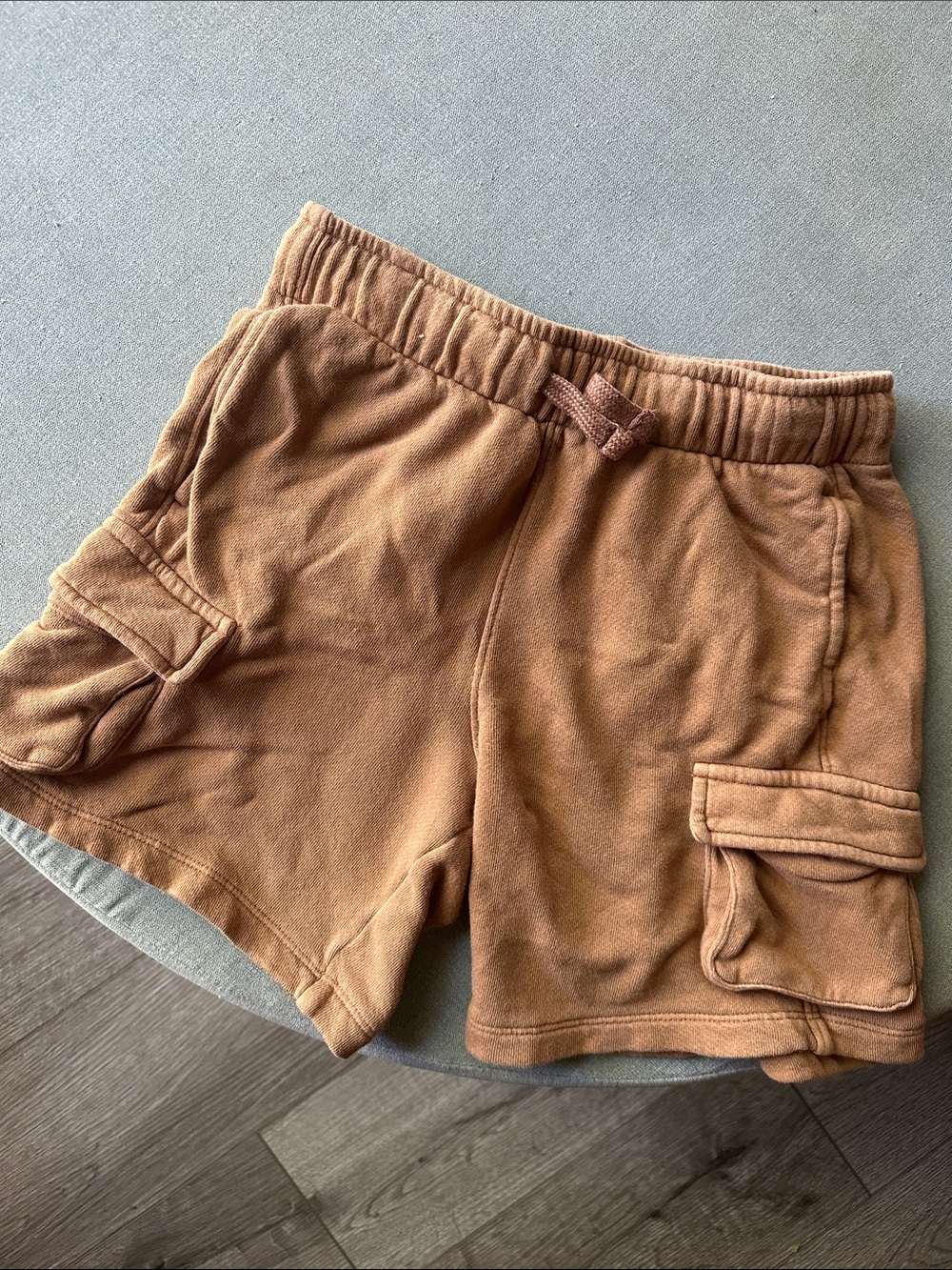 Cat & Jack Brown Soft Sweats Cargo Pull-On Shorts